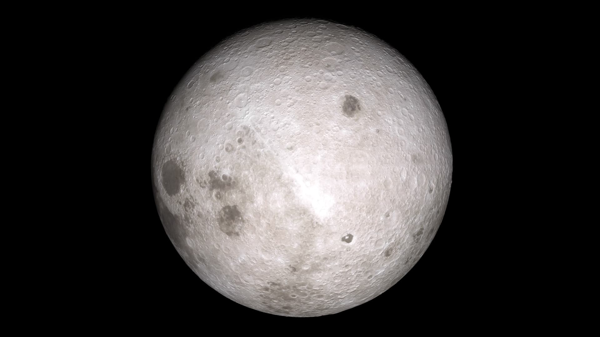 The Moon's far side from NASA Lunar Reconnaissance Orbiter imagery.